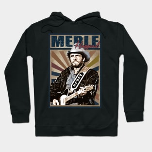 Merle Haggard /// Retro Style Country Music Hoodie